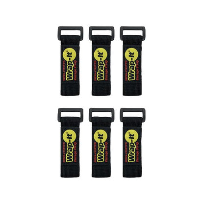 Wrap-It ラップイット 配線コード収納ストラップ 6X1inch 6個入 BK 706-06B 工具 ツール DIY 作業工具