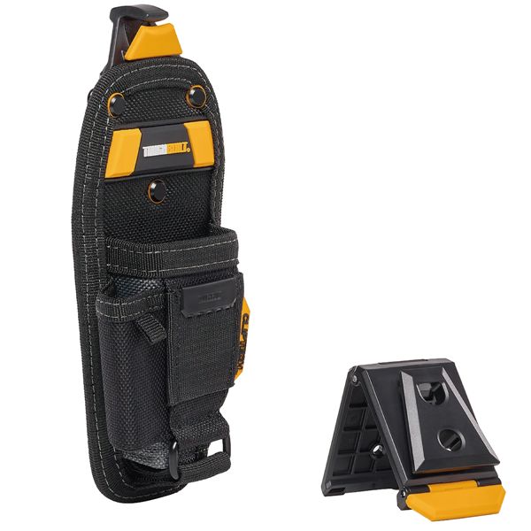 TOUGH BUILT タフビルト 2ポケット付 着脱式プライヤー向け ツールポーチ ベルト&壁取付用クリップ付 工具収納 TB-CT-35-S