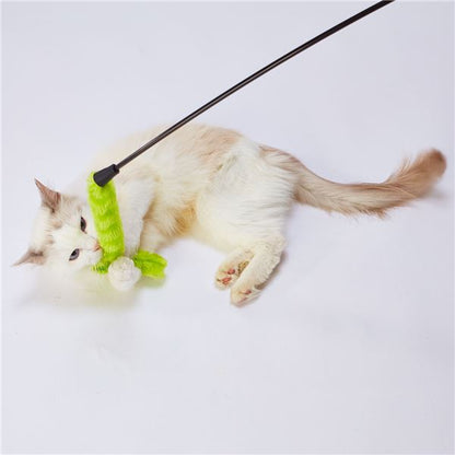 （まとめ）necoco BLACK TACT 猫じゃらし ロングテール【×5セット】 (猫用玩具)【代引不可】