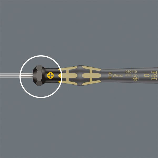 WERA ヴェラ ESD 静電気放電対策 精密 トルクスプラスドライバー サイズ1IRP 軸長40mm 030135 工具 ツール DIY 作業工具 道具