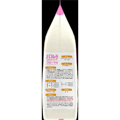 （まとめ）日本ペットフード パルワンラビットフード フルーツ味 1.2kg ウサギフード 【×2セット】【代引不可】