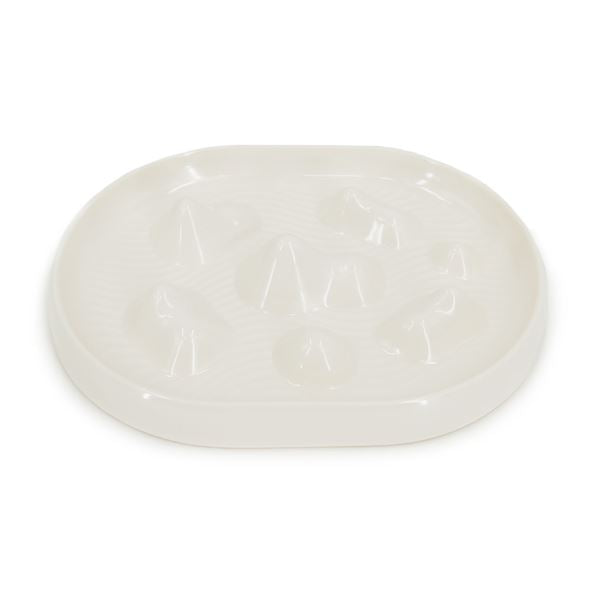 （まとめ）HappyDays 早食い防止マウンテンディッシュ【×2セット】 (犬猫用品/食器)【代引不可】