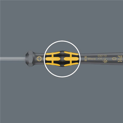 WERA ヴェラ ESD 静電気放電対策 精密 ナットドライバー 六角サイズ4.5mm 軸長60mm 030418 工具 ツール DIY 作業工具 道具
