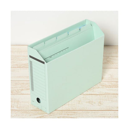 （まとめ） プラスカットフォルダー 5山 A4 マチなし ブルー FL-065IF 1パック（5冊） 【×3セット】