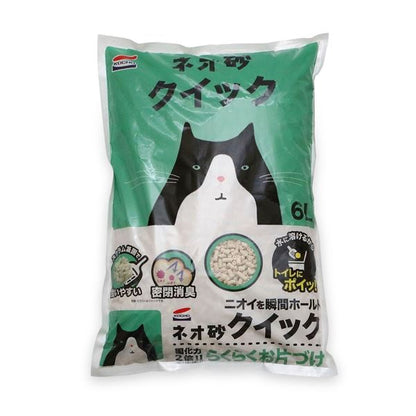 （まとめ）ネオ砂クイック6L 【×2セット】【代引不可】