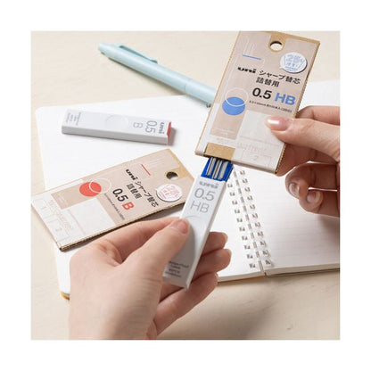 （まとめ） 三菱鉛筆シャープ替芯 ユニ 詰替用S 0.5mm HB ULSD05TK2HB 1個（約100本） 【×5セット】