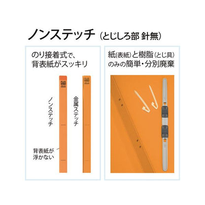 （まとめ） プラス背補強フラットファイル A4タテ 150枚収容 背幅18mm オレンジ No.021S 1パック（10冊） 【×2セット】