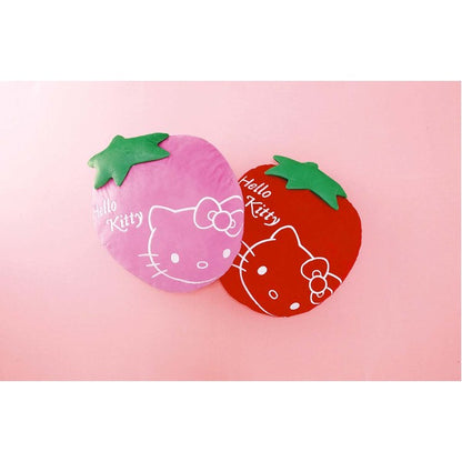 Hello Kitty ハローキティ ストロベリークッション Lサイズ レッド ベルボア生地使用