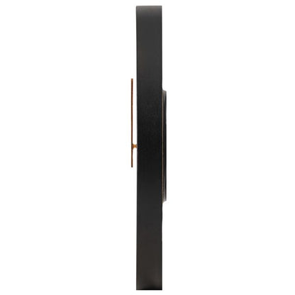 ウォールクロック 掛け時計 約W30×D3×H30cm ブラック 静音タイプ 単三電池1本使用(別売) 完成品