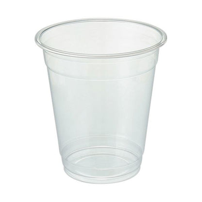 （まとめ） TANOSEEリサイクルPETカップ 96mm口径 420mL 1パック（50個） 【×2セット】