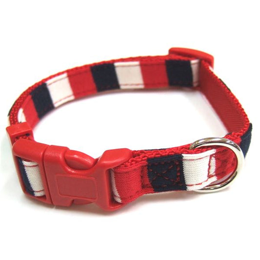 （まとめ）シックボーダーカラー #15 レッド【×3セット】 (犬用品/首輪)【代引不可】
