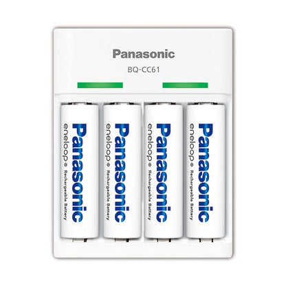 パナソニックUSB入力充電器 4列 単3・単4形用 BQ-CC61 1個