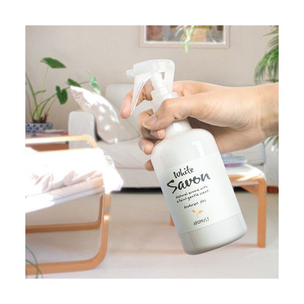 （まとめ） 晴香堂 アロマストナチュラル ミスト ホワイトサボン 280ml 1本 【×2セット】