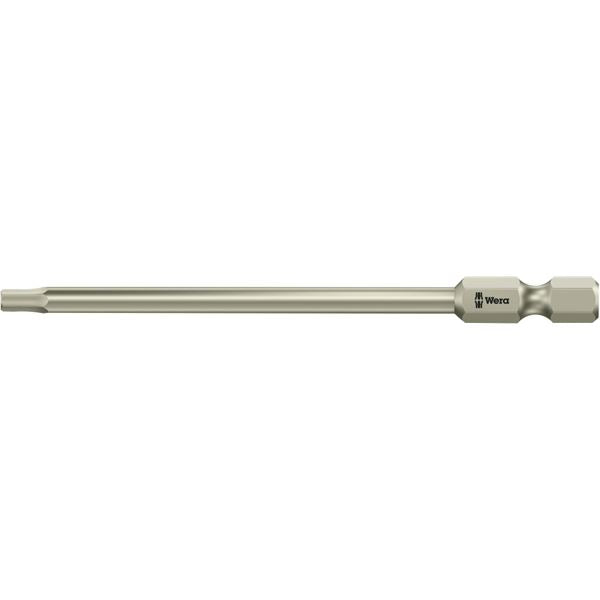 WERA ヴェラ Hex 六角ネジ用 ステンレス製 ドライバービット 差込6.35mm 刃先サイズHEX3 全長89mm 071101 工具 ツール DIY