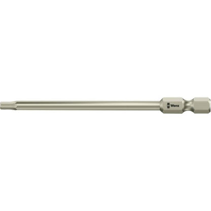 WERA ヴェラ Hex 六角ネジ用 ステンレス製 ドライバービット 差込6.35mm 刃先サイズHEX3 全長89mm 071101 工具 ツール DIY