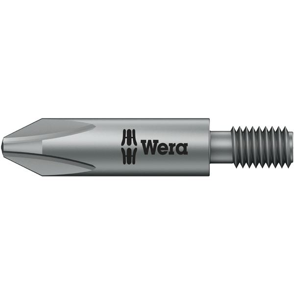 WERA ヴェラ プラスネジ用 インパクトドライバービット 差込M5スレッド 刃先サイズPH2 全長44.5mm 065114 工具 ツール DIY