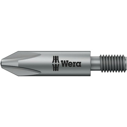 WERA ヴェラ プラスネジ用 インパクトドライバービット 差込M5スレッド 刃先サイズPH2 全長44.5mm 065114 工具 ツール DIY