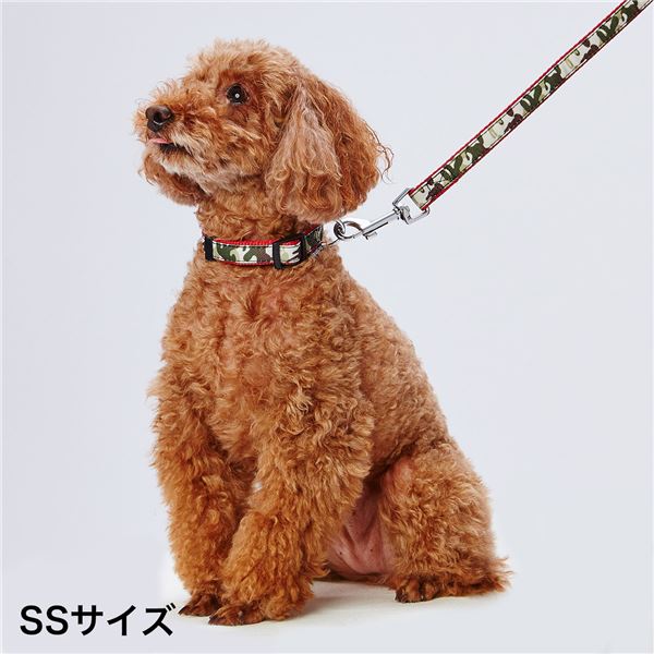 （まとめ）EthicalDoor 犬用カラーSS 迷彩レッド【×3セット】 (犬用品/首輪)【代引不可】