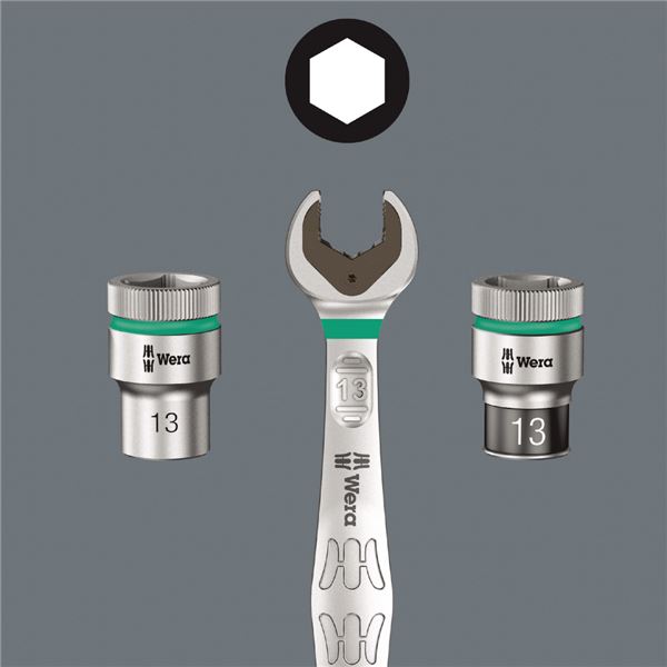 WERA ヴェラ 差込角1/2DR INHEX ビットソケット ドライブ保持機能付き 六角差込サイズ10mm 全長60mm 003825 工具 ツール DIY