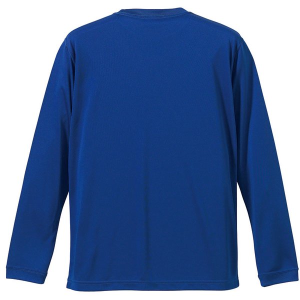 ロングスリーブ Tシャツ XL ネイビー UVカット 吸汗 速乾 シルキータッチ 袖リブ仕様 長袖 tシャツ ティーシャツ ロンT