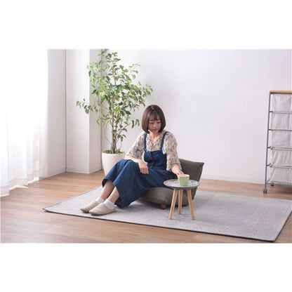 サイドテーブル ミニテーブル S 約直径29.5×高さ29.5cm グレー トレーテーブル 組立品 リビング ダイニング インテリア家具