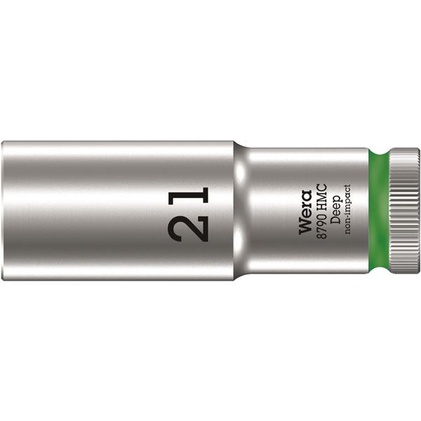 WERA ヴェラ 差込角1/2DR ZYKLOP ディープソケット サイズ21mm 全長83mm 004561 工具 ツール DIY 作業工具 道具