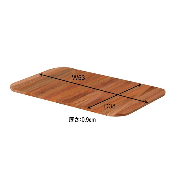トランクカーゴ 用 テーブルトップ 天板 約幅53×奥行38×高さ0.9cm 木製 ロール式 コンパクト 本体別売 アウトドア キャンプ