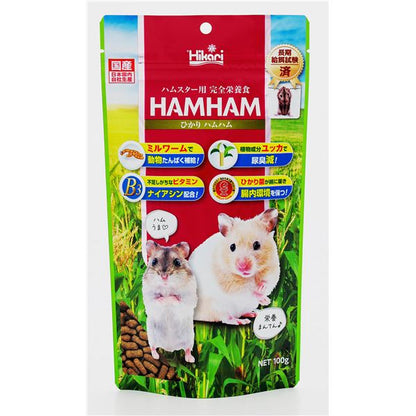（まとめ）キョーリン ひかり ハムハム 100g ハムスターフード 【×10セット】【代引不可】
