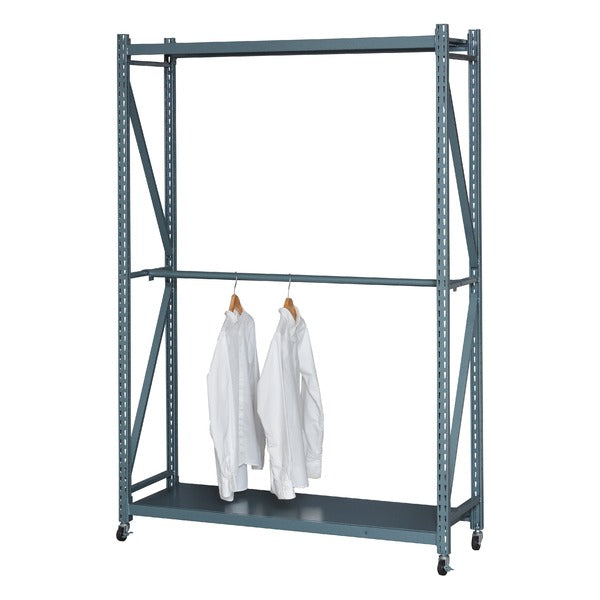 ボルトレスラック 専用 バー 幅129×奥行6×高さ3cm グリーン スチール 本体別売 DIS-683 684 685対応 オフィス 店舗 リビング