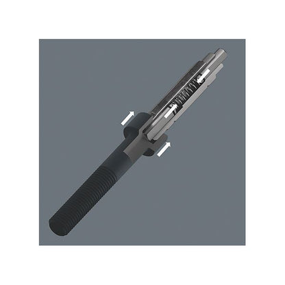 WERA ヴェラ 六角穴付きネジ用 4 in 1 ドライバービット 差込6.35mm 刃先サイズ3・4・5・6mm 全長37mm 073201 工具 ツール
