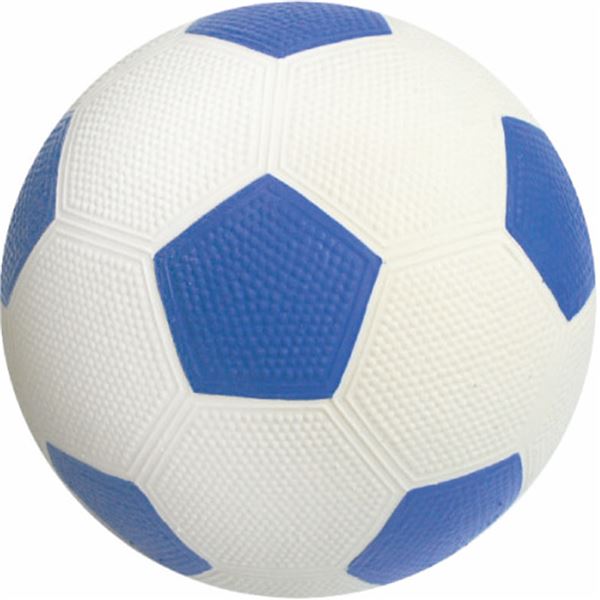 （まとめ）わんわんサッカー ブルー【×3セット】 (犬用玩具)【代引不可】