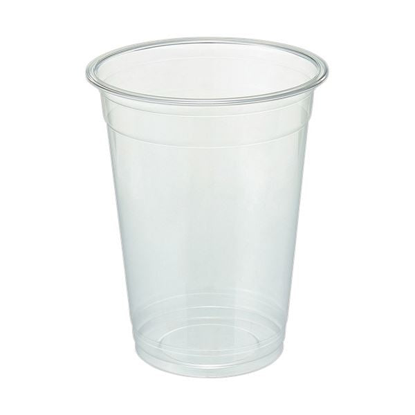 （まとめ） TANOSEEリサイクルPETカップ 96mm口径 510mL 1パック（50個） 【×2セット】