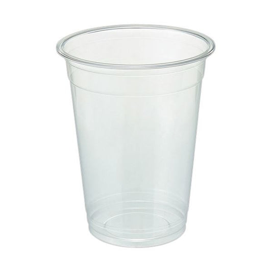 （まとめ） TANOSEEリサイクルPETカップ 96mm口径 510mL 1パック（50個） 【×2セット】