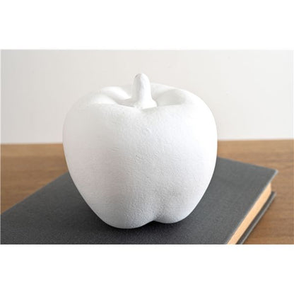 オブジェ 置物 約幅10×奥行10×高さ9cm ホワイト 陶器 フルーツオブジェ リビング ダイニング インテリア雑貨 完成品