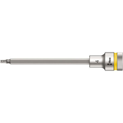 WERA ヴェラ 差込角1/2DR INHEX ビットソケット ドライブ保持機能付き 六角差込サイズ4mm 全長140mm 003840 工具 ツール DIY