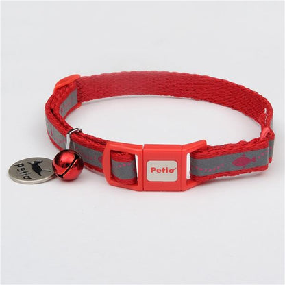 （まとめ）CAT COLLAR スターフィッシュカラー レッド【×3セット】 (猫用品/首輪)【代引不可】