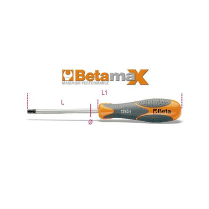 Beta ベータ 六角棒ドライバー 対辺6mm 1293ES 6 ドライバー 工具 ツール DIY 作業工具