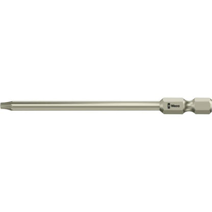 WERA ヴェラ Bore Torx いじり止めトルクスネジ用 ステンレス製 ドライバービット 差込6.35mm 刃先サイズTX10 全長89mm 071089