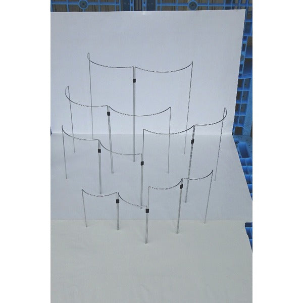 【10本×1組】 フラワーガード/ガーデニング用品 【幅12×高さ26×奥行3cm】 ジョイント付き 日本製 〔園芸 庭 花〕