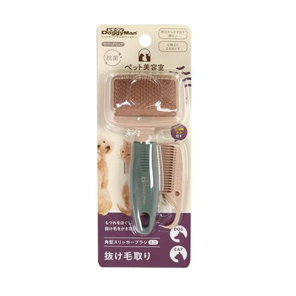 （まとめ）BS 角型スリッカーブラシミニ【×3セット】 (犬猫用品/お手入れ用品)【代引不可】