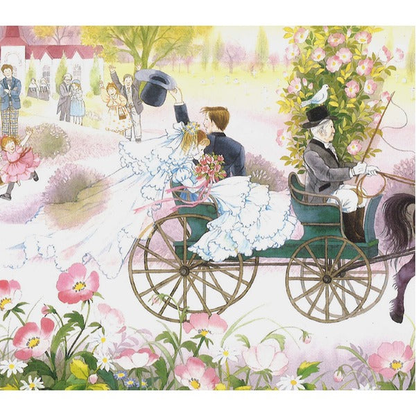 色紙 単品 額縁別売り 藤田三歩「ローズガーデンの祝祭」