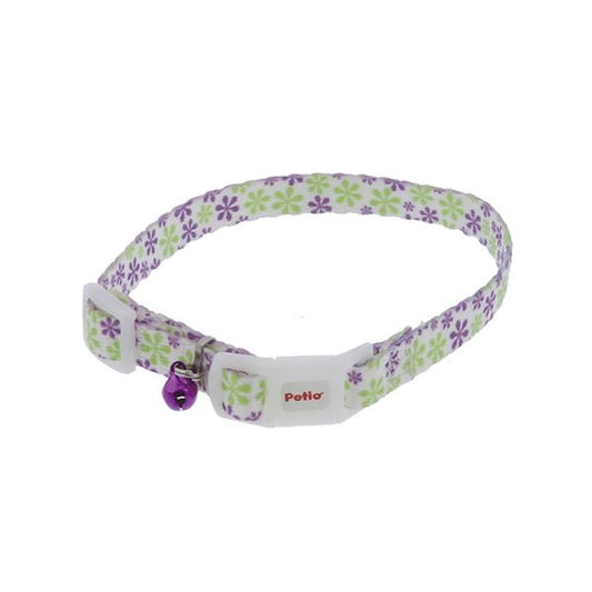（まとめ）CAT COLLAR フラワーカラー パープル【×5セット】 (猫用品/首輪)【代引不可】