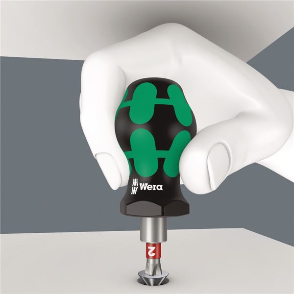 WERA ヴェラ 差替式 HEX ドライバーハンドル 磁性付き ビットホルダー 差込角1/4inch ハンドル長54mm 008880 工具 ツール DIY