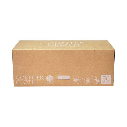 ストリックスデザイン抗菌カウンタークロス厚手 BOXタイプ グレー SA-164 1箱(50枚)