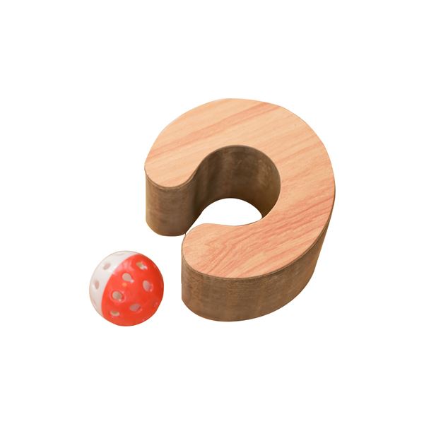 （まとめ） ドーナツ型爪とぎ 【×2セット】 猫用玩具【代引不可】