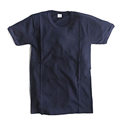 イタリア軍 放出 マリーン スリムフィット Tシャツ 6 XS相当 ネイビー 綿混 未使用 デッドストック ミリタリーウェア 伊軍