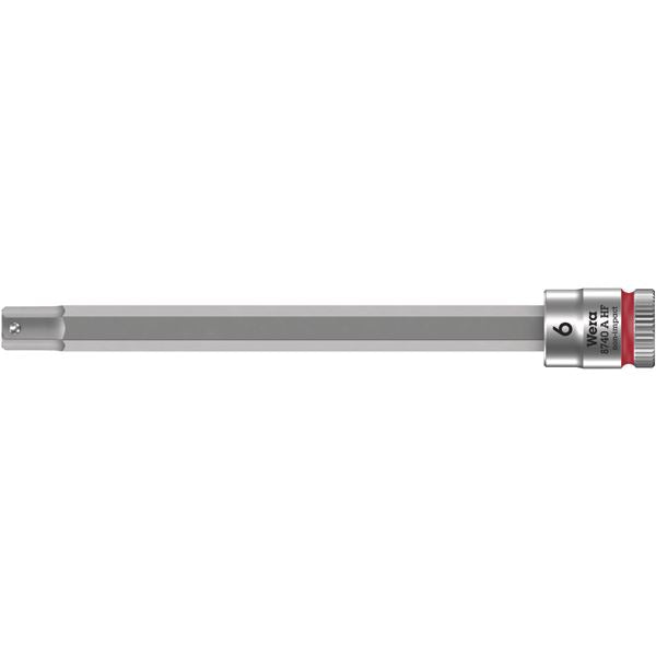 WERA ヴェラ 差込角1/4DR Hex-Plus 保持機能付き ビットソケット 先端サイズ6mm 全長100mm 003338 工具 ツール DIY 作業工具