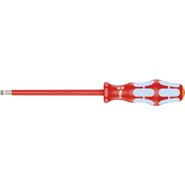 WERA ヴェラ ステンレス製 絶縁 マイナスドライバー 刃先サイズ5.5 軸長125mm 022732 工具 ツール DIY 作業工具 道具
