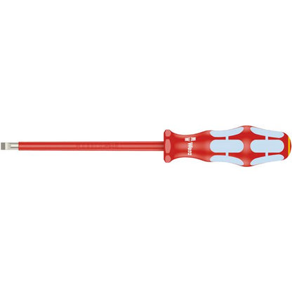 WERA ヴェラ ステンレス製 絶縁 マイナスドライバー 刃先サイズ5.5 軸長125mm 022732 工具 ツール DIY 作業工具 道具