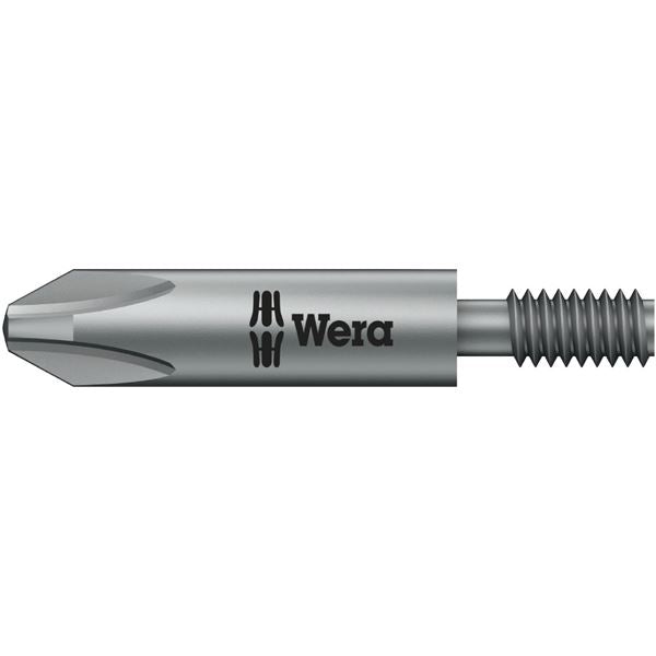 WERA ヴェラ プラスネジ用 インパクトドライバービット 差込M4スレッド 刃先サイズPH2 全長33mm 065081 工具 ツール DIY
